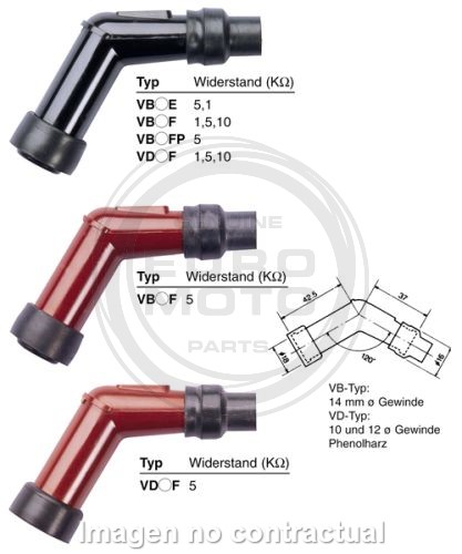 Pipa de Bujía NGK VD05F
