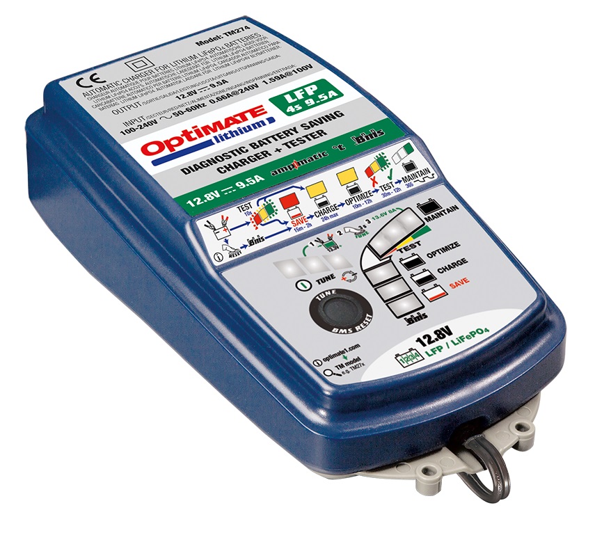 Cargador baterías Optimate Lithium 9.5 TM-274
