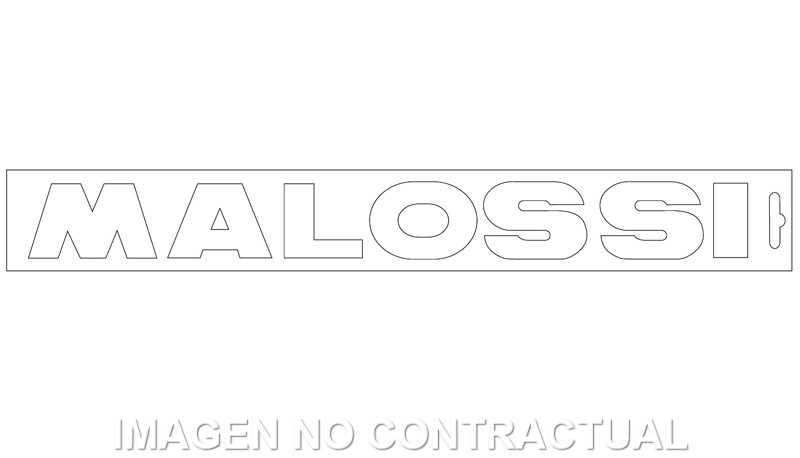 Adhesivo Malossi Blanco 34 cm