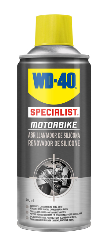 Abrillantador de silicona WD-40 Motorbike Specialist