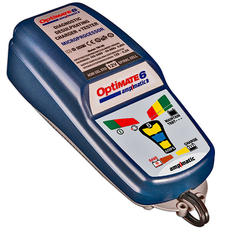 Cargador baterías Optimate 6 TM-180-SAE