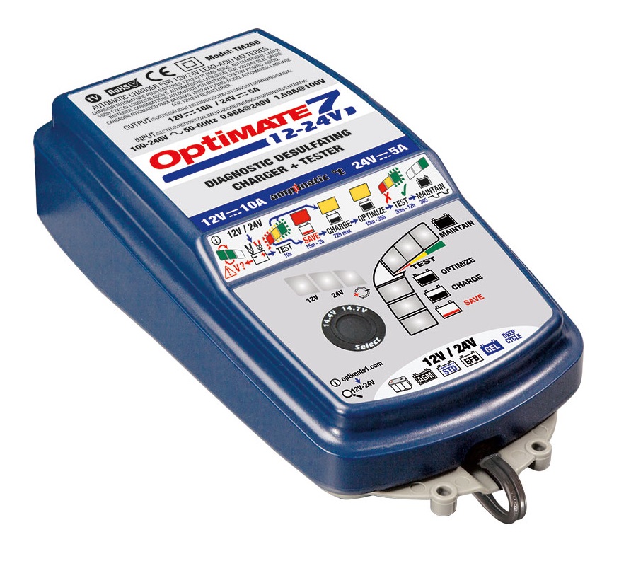 Cargador baterías Optimate 7 12V. - 24V. TM-260