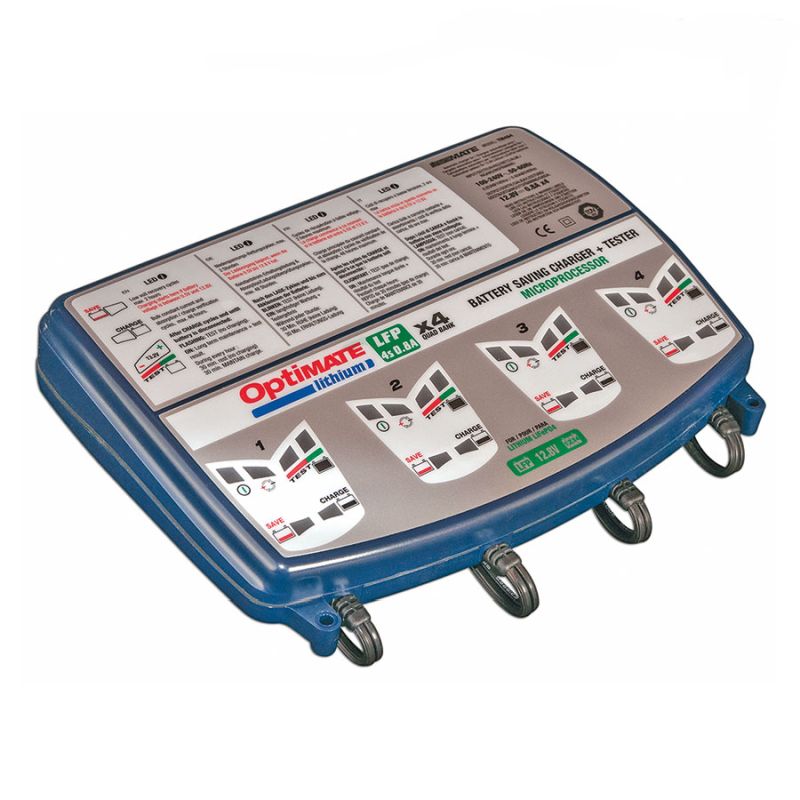 Cargador de baterías Optimate Lithium 4S 4 X 0,8A TM-484