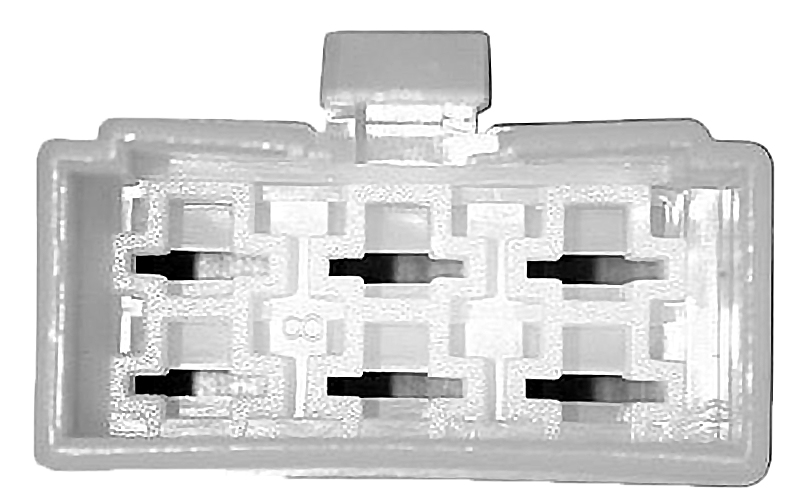 Conector rectangular Hembra con Lengüeta para 6 conctores fastom