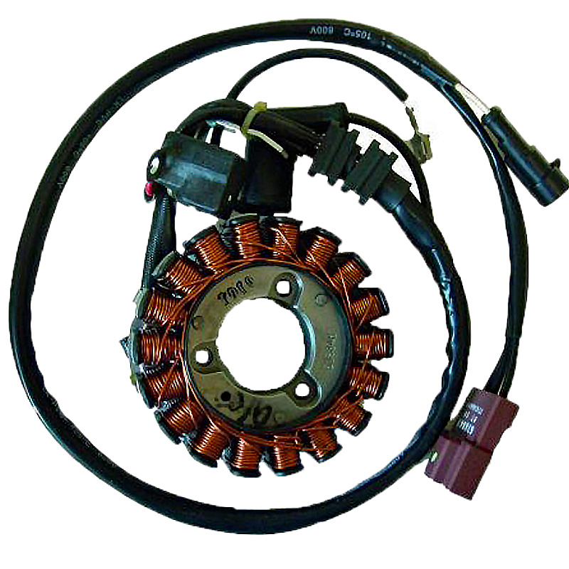 Stator Trifase 18 Polos 12V 350W (Motor Piaggio &quot;Quasar&quot; 250 4T Inyección)