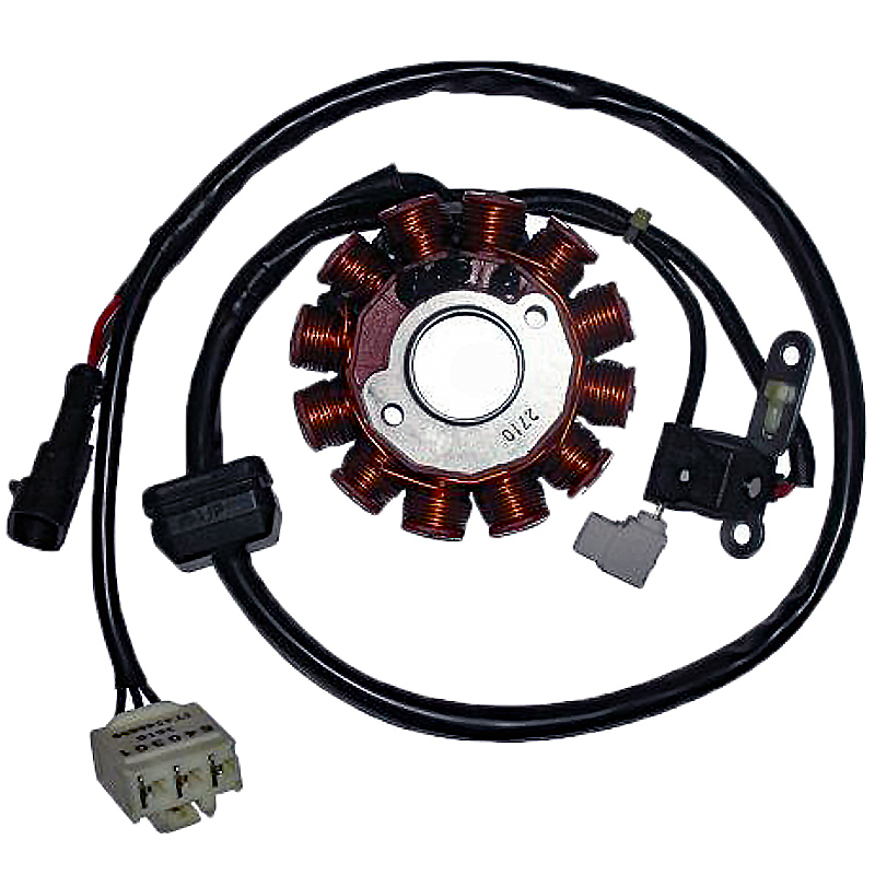 Stator Trifase 12 Polos 12V 150W (Motor Piaggio &quot;Leader&quot; 125 4T Inyección - 2V Aire)