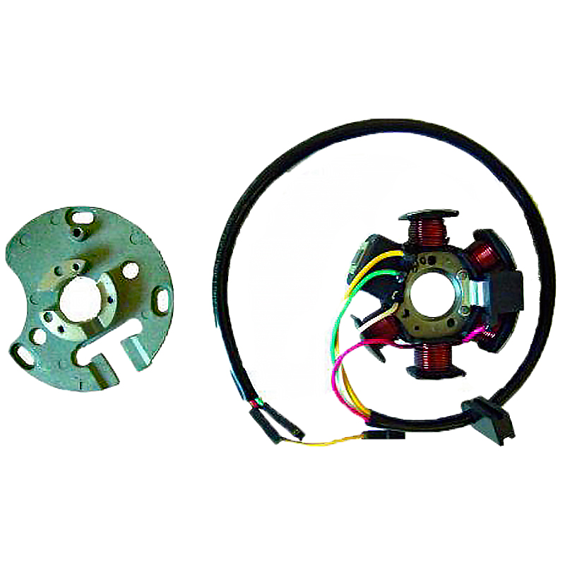 Stator 6 Polos 12V 85W (Motor Derbi/Piaggio 6 marchas con arranque eléctrico)