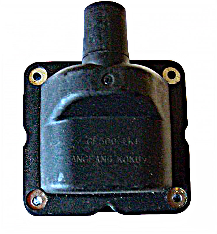 Bobina 12V - CC - Conector 2 Pins - Sin cable a Bujía